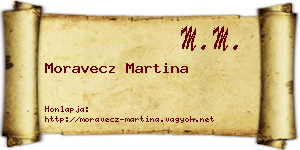 Moravecz Martina névjegykártya